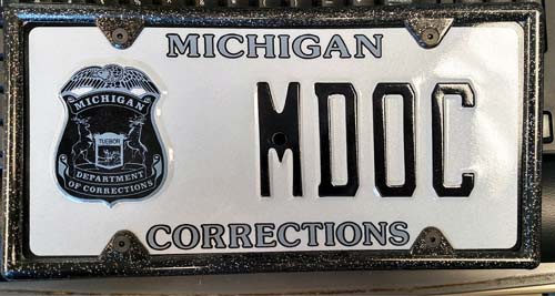 Michigan license plate image