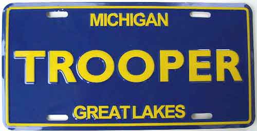 Michigan license plate image