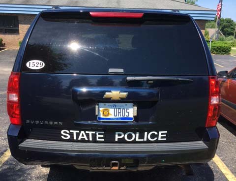 Michigan license plate image