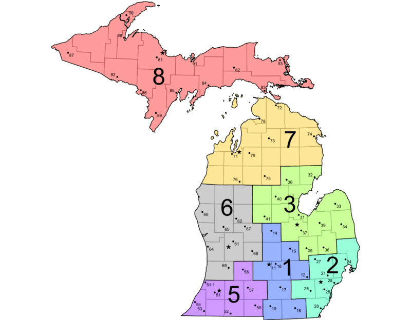 Michigan license plate image