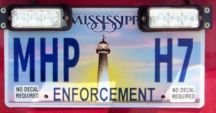 Mississippi license plate image