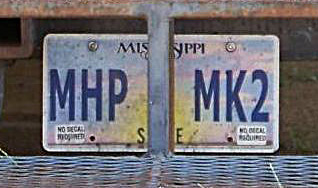 Mississippi license plate image