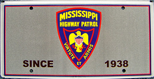 Mississippi license plate image