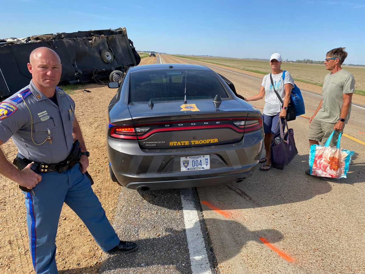 Mississippi police car