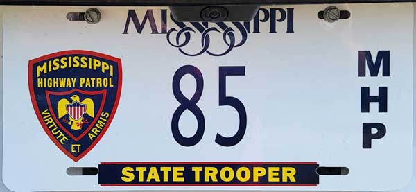 Mississippi license plate image