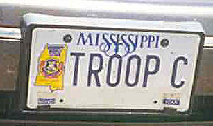 Mississippi license plate image