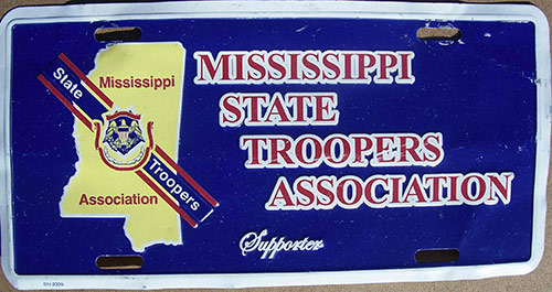 Mississippi license plate image