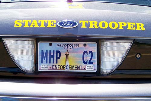 Mississippi license plate image