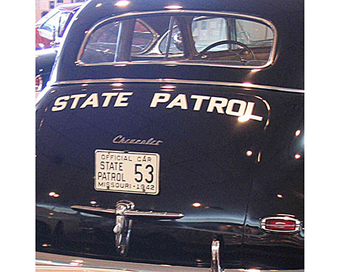 Missouri 1942 police car image
