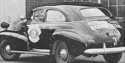 Missouri 1948 police car image