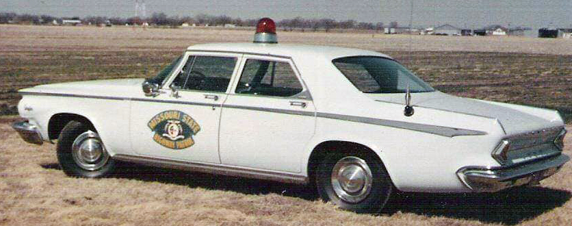 Missouri 1956 police car image
