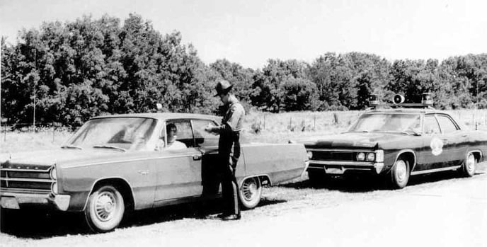 Missouri 1970 police car image