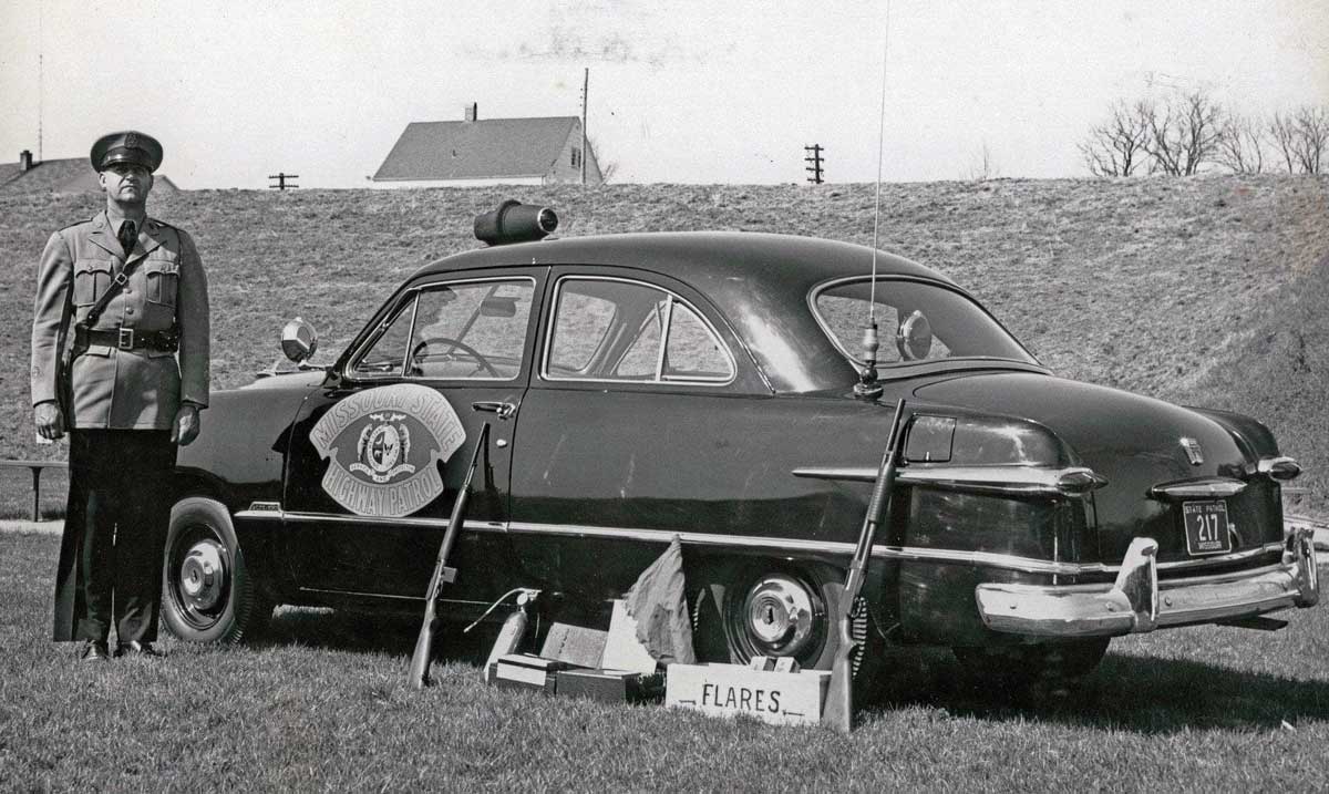 Missouri 1951 police car image
