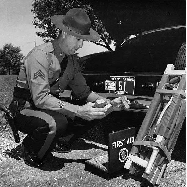 Missouri 1951 police car image