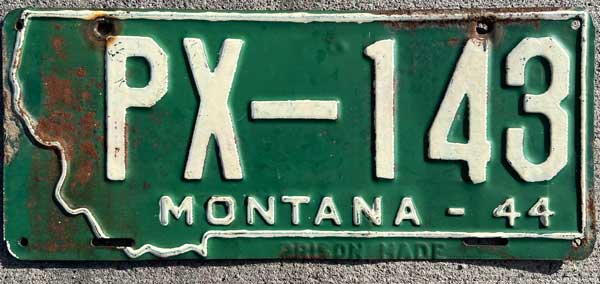 Montana license plate image