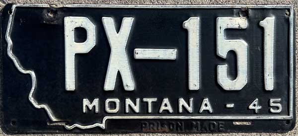 Montana license plate image