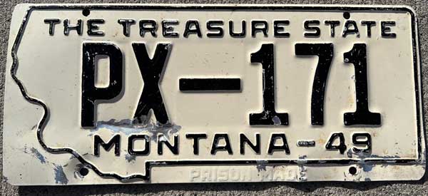 Montana license plate