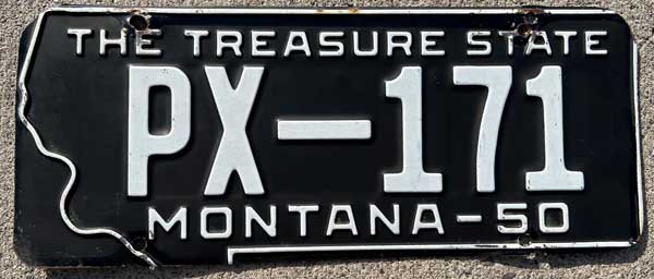 Montana license plate