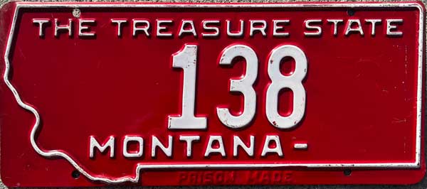 Montana license plate image