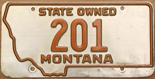 Montana license plate image