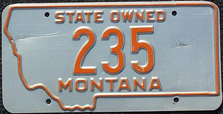 Montana license plate image