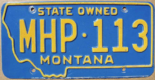 Montana license plate image