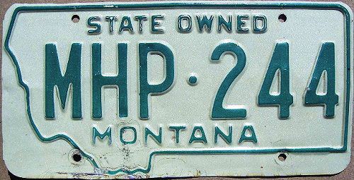 Montana license plate image