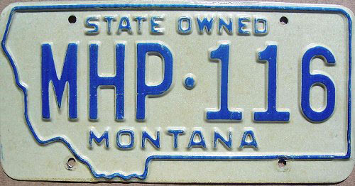 Montana license plate image