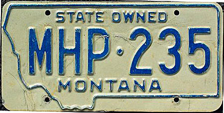 Montana license plate image