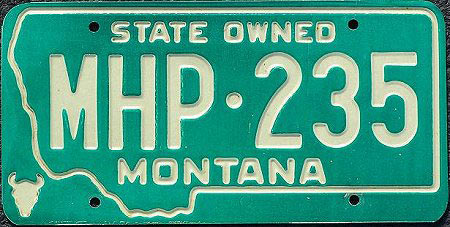 Montana license plate image