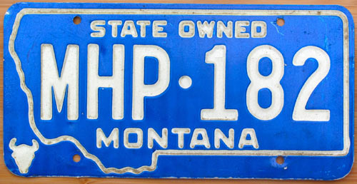 Montana license plate image