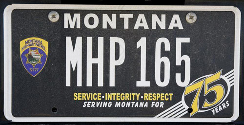 Montana license plate image