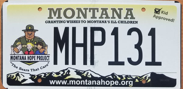 Montana license plate image