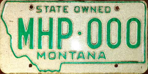 Montana license plate image