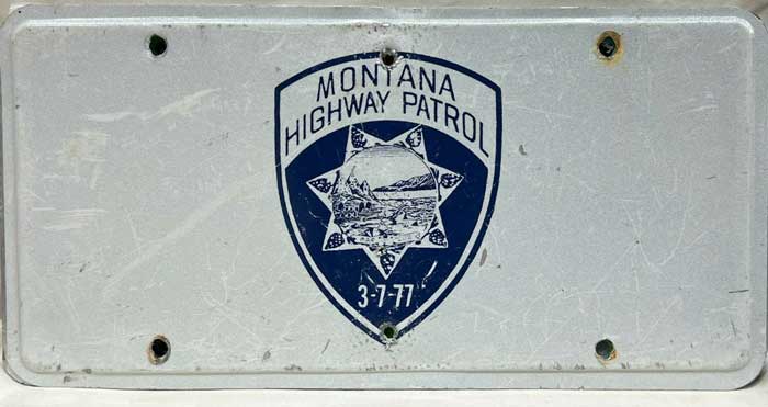 Montana license plate image