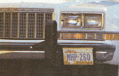 Montana police car image