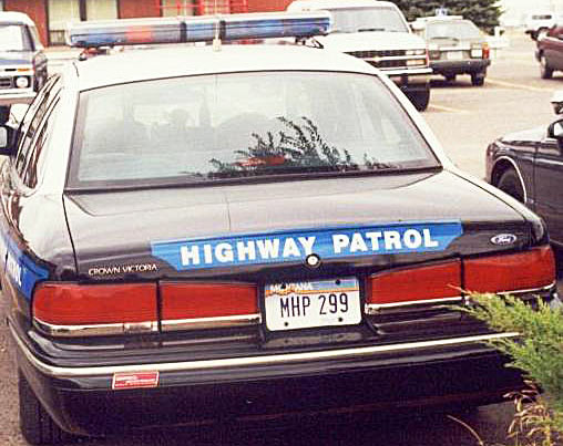 Montana police car image