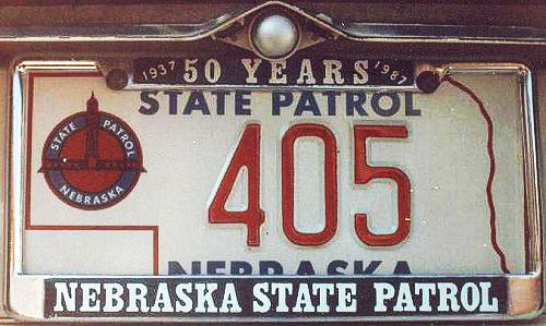 Nebraska license plate image