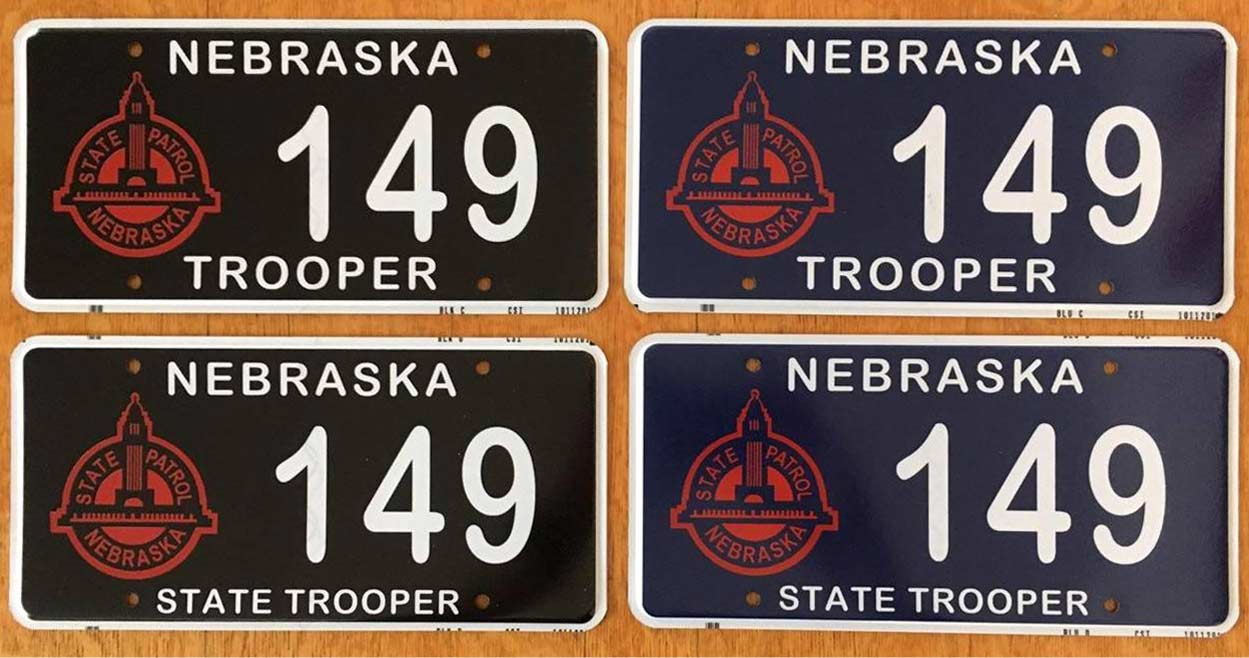 Nebraska license plate image