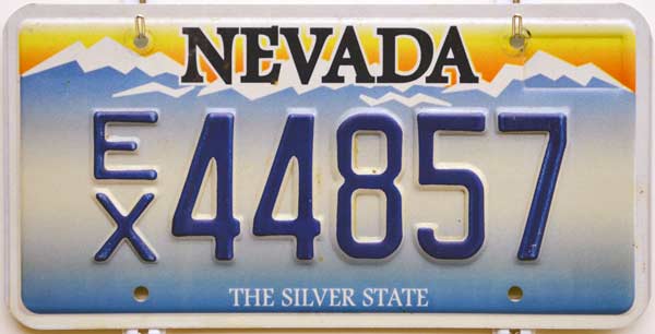 Nevada police license car