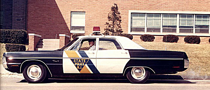 New Jersey police car