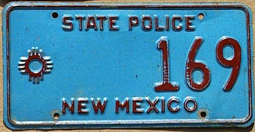 New Mexico license plate image