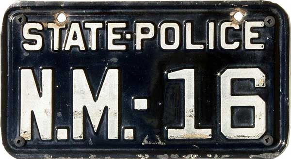 New Mexico license plate image