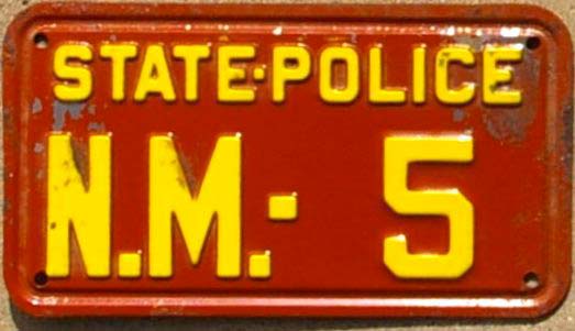 New Mexico license plate image