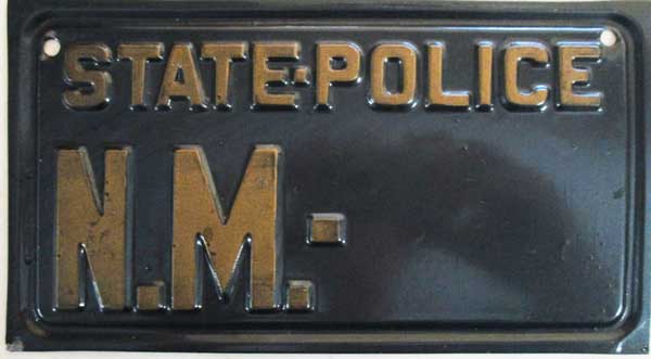 New Mexico license plate image