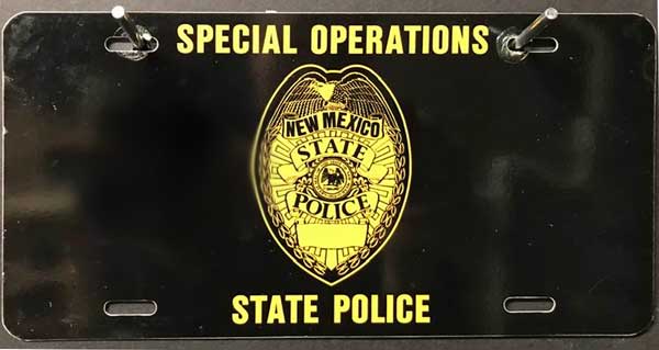 New Mexico license plate image