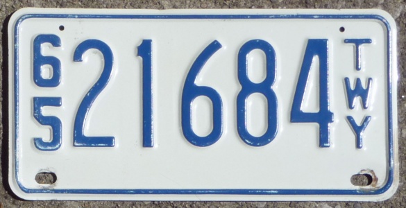 New York license plate image