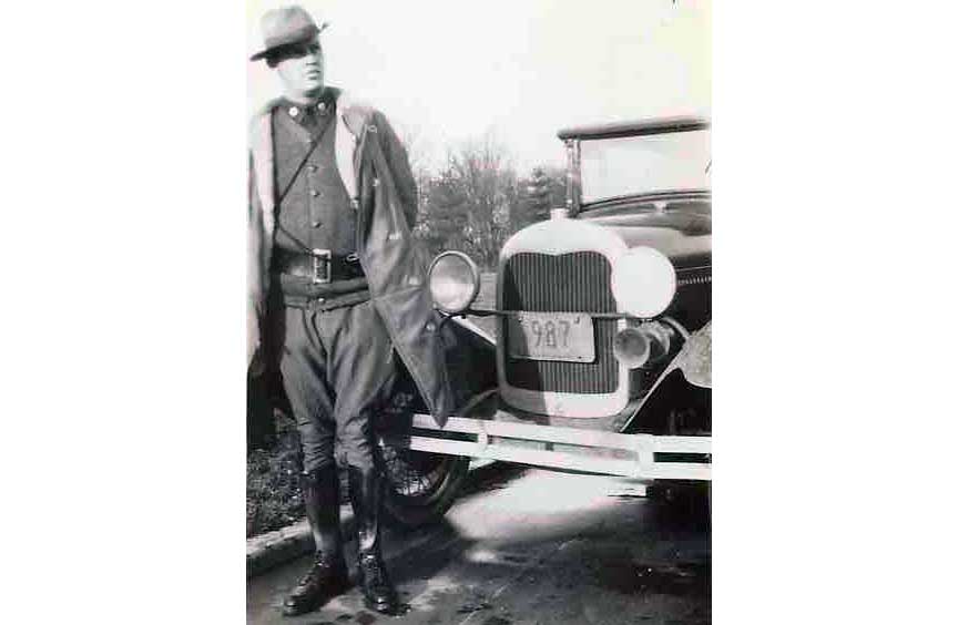 1929 New York police car