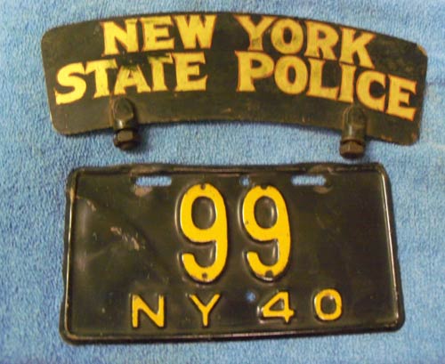 New York license plate image