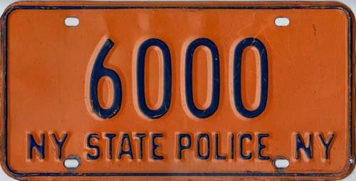 New York license plate image